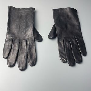 Vintage Christian Dior Leather Gloves Made in Italy Size 7 ½ L